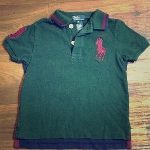 Polo by Ralph Lauren Boy’s Blue Green Polo Size 4